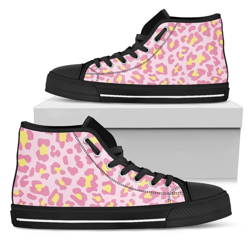 Wild Cat 'Pretty Pink Leopard' Ladies High Tops