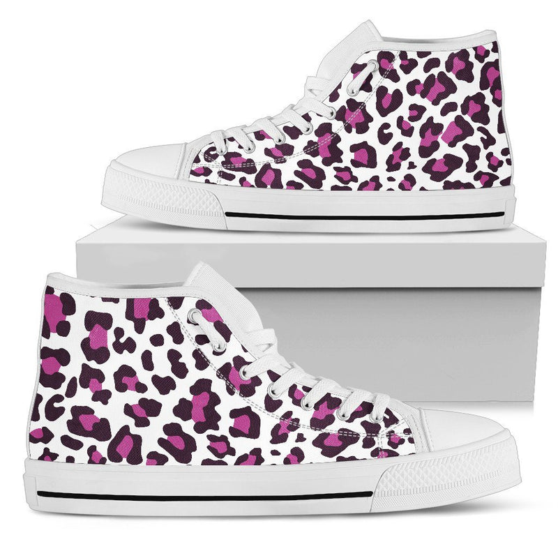 Wild Cat 'Purple Leopard' Ladies High Tops