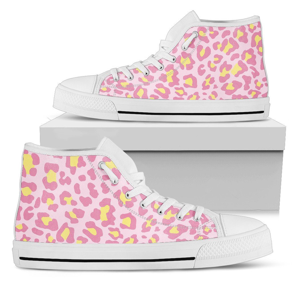 Wild Cat 'Pretty Pink Leopard' Ladies High Tops