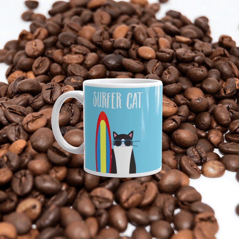 Cosmo Cat 'Surfer' Mug