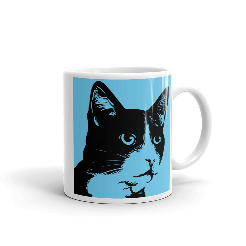 Pop Art Cat Mug