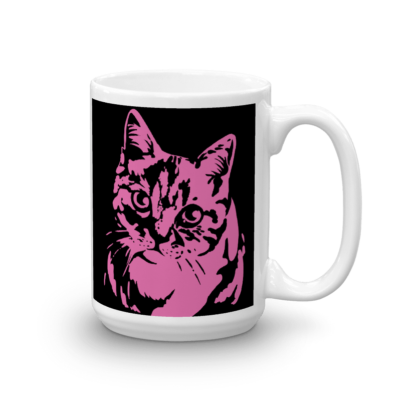 Pop Art Cat Mug