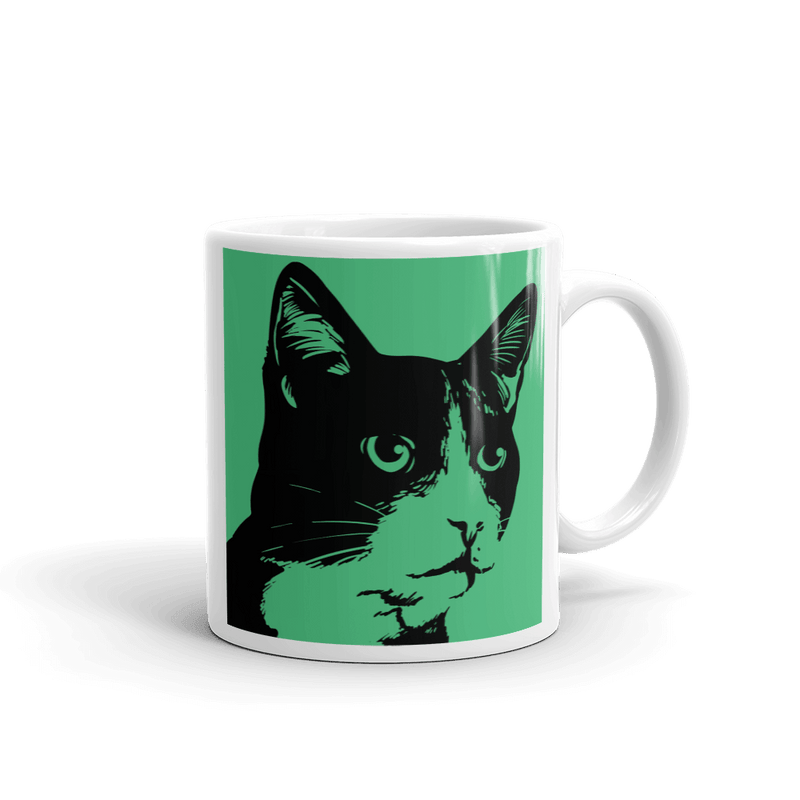 Pop Art Cat Mug