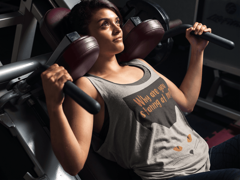Inscrutable Cat Women's 'Staring'  Tank Top