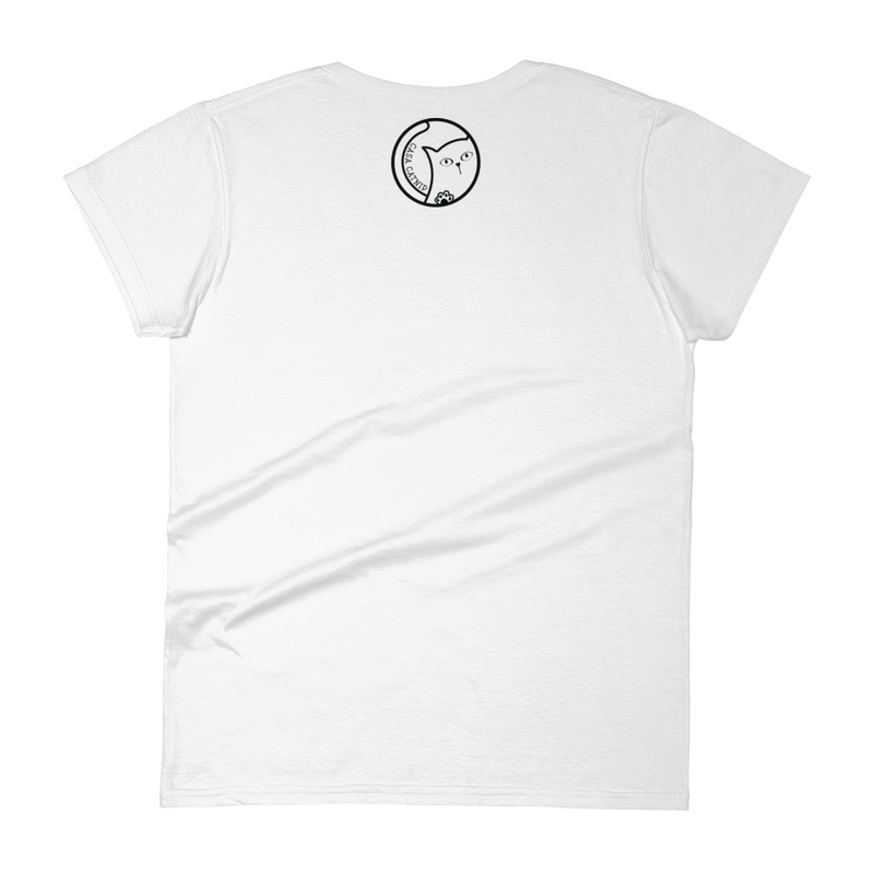 Yoga Cat 'Stretch' Women's Short Sleeve T-Shirt