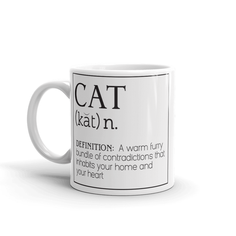 Wordy Cat Mug - Various Designs
