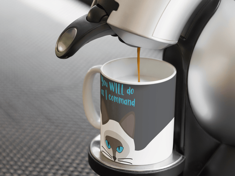Inscrutable 'Siamese Cat' Mug