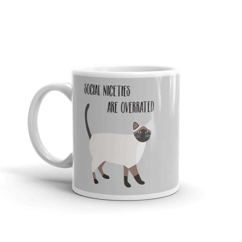 Catitude Cat 'Entitled' Mug