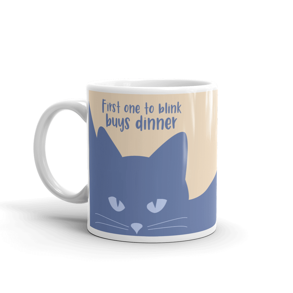 inscrutable cat coffee mug cat lover gift