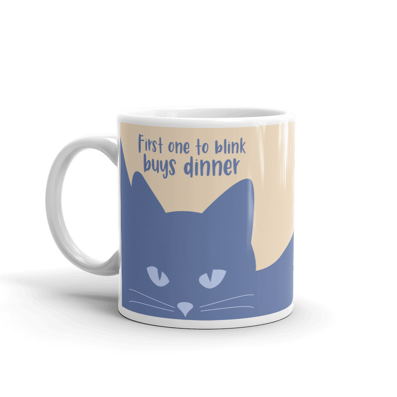 inscrutable cat coffee mug cat lover gift
