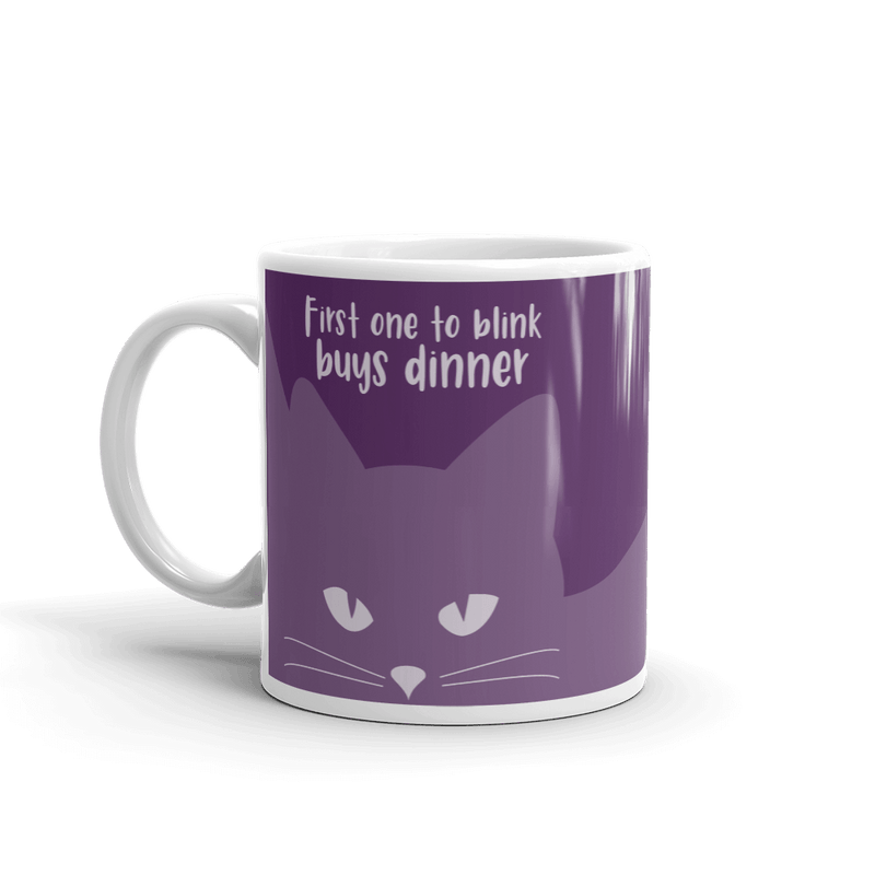 inscrutable cat coffee mug cat lover gift