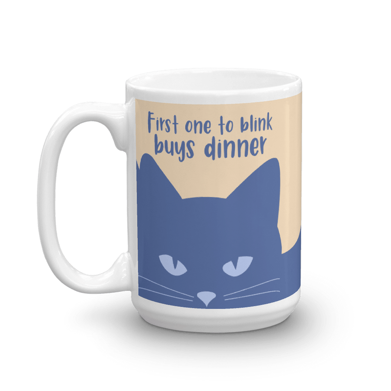 inscrutable cat coffee mug cat lover gift
