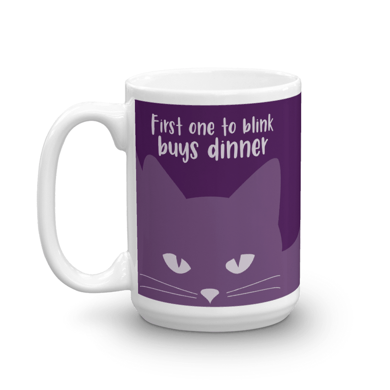 inscrutable cat coffee mug cat lover gift
