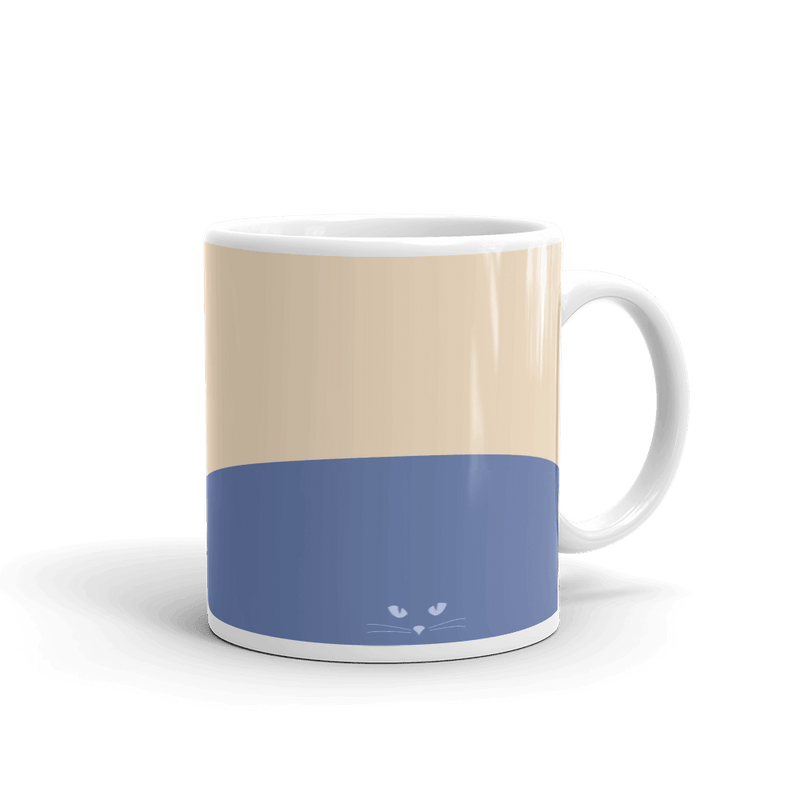 inscrutable cat coffee mug cat lover gift