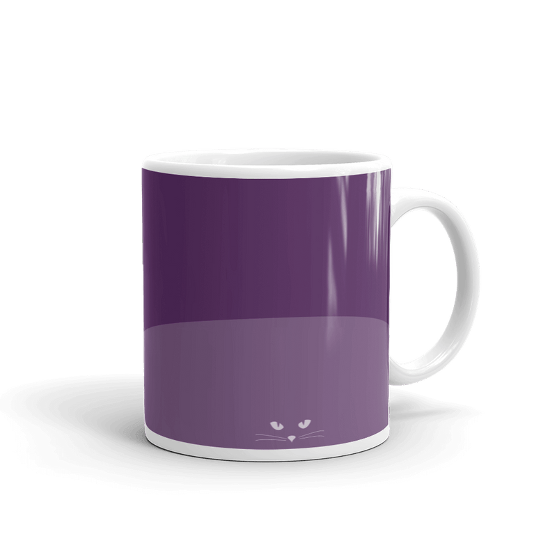 inscrutable cat coffee mug cat lover gift