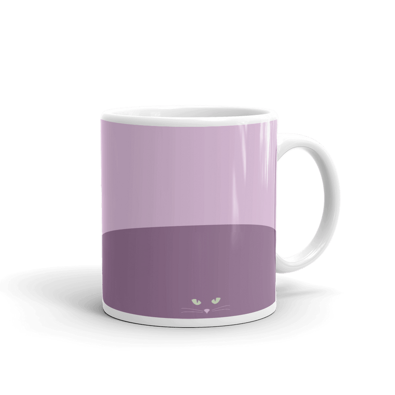 inscrutable cat coffee mug cat lover gift