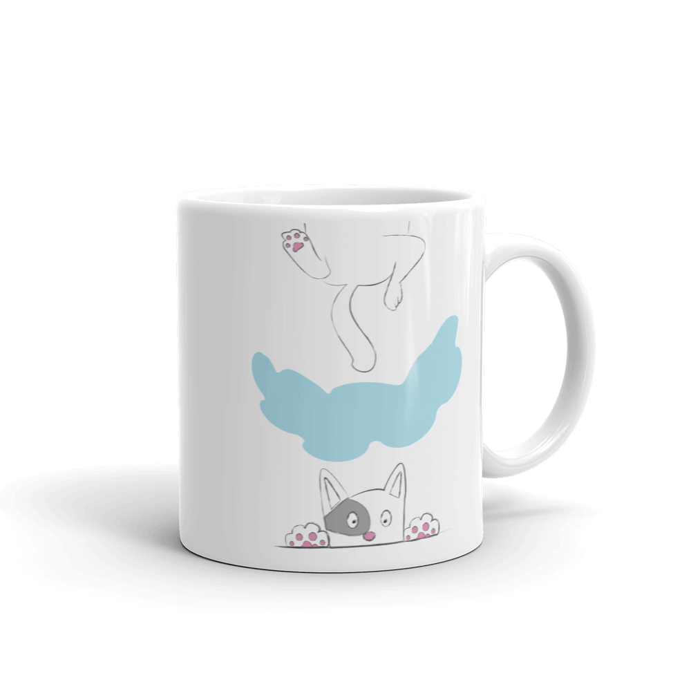 Rascal Cat 'Pink Paws' Mug