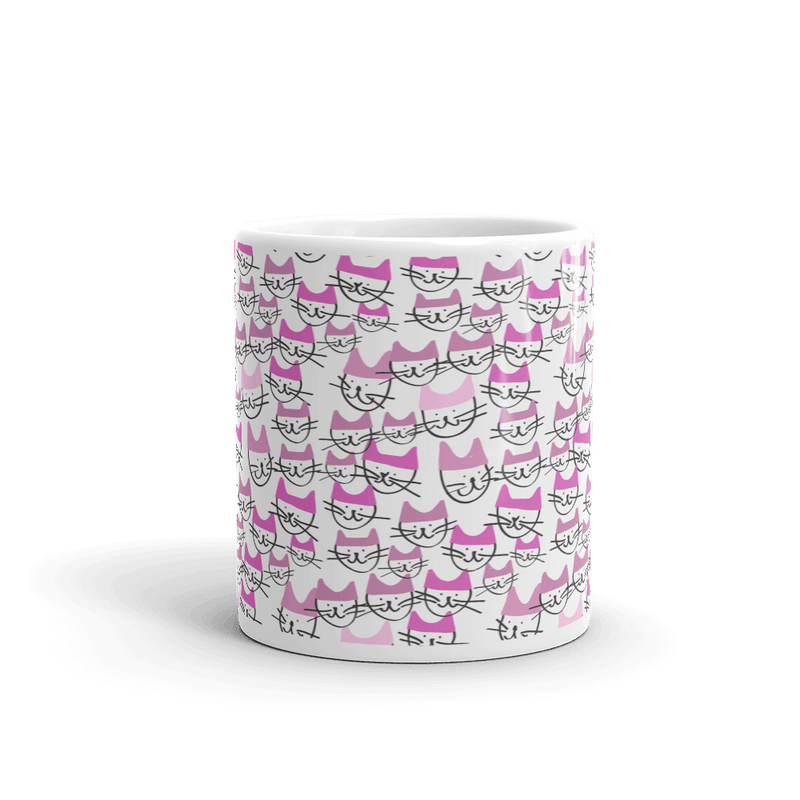 Political Cat "#Resist' Mug