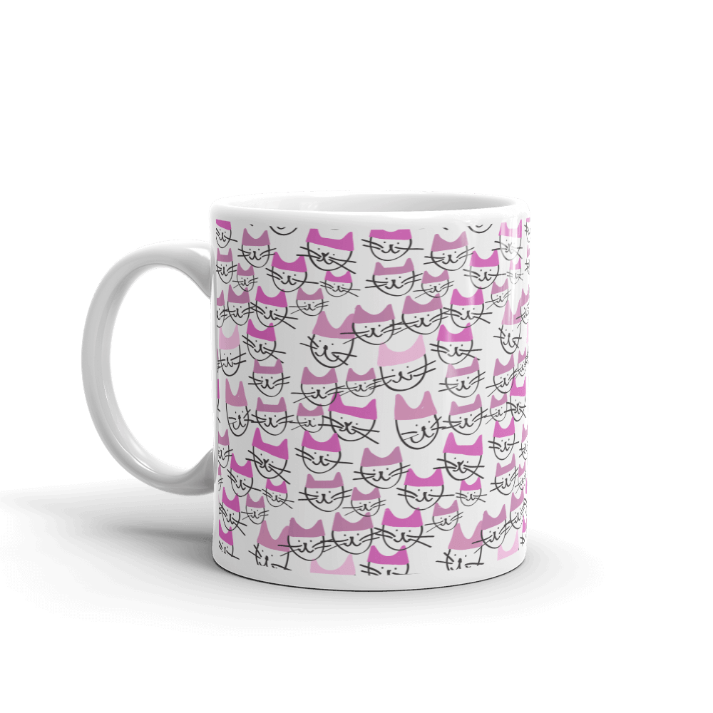 Political Cat "#Resist' Mug