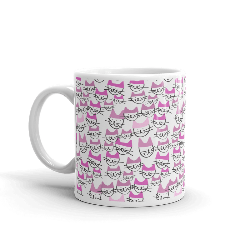 Political Cat "#Resist' Mug