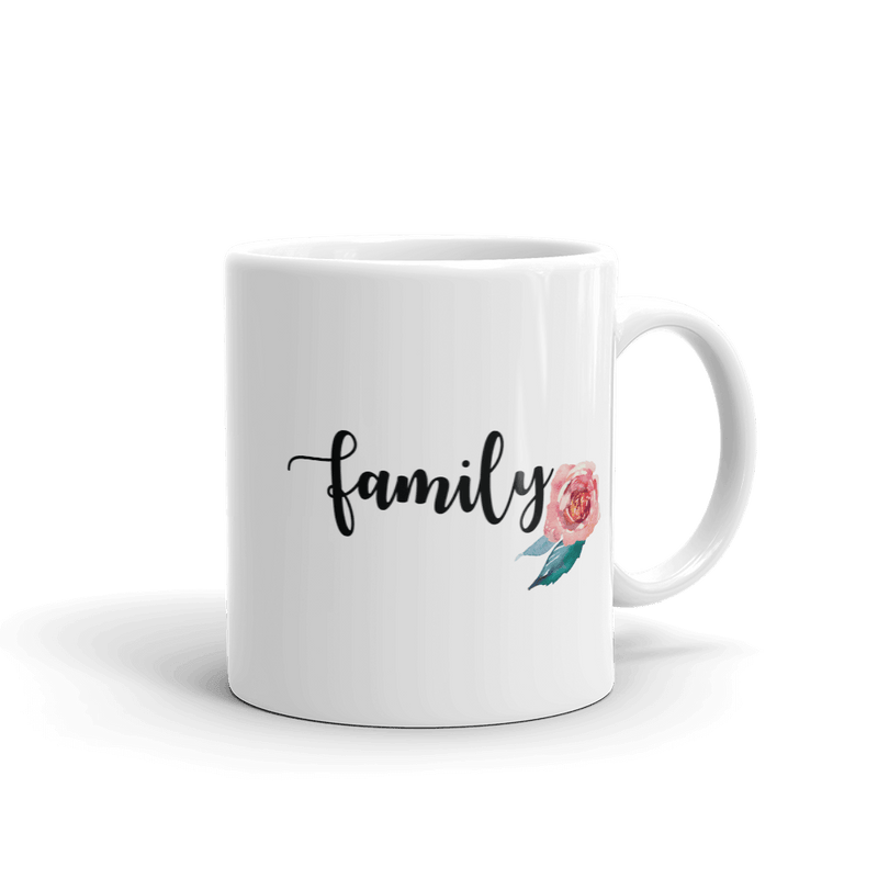Floral Cat Mug