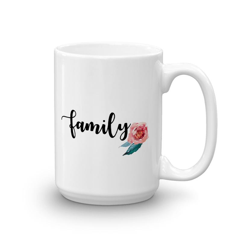 Floral Cat Mug
