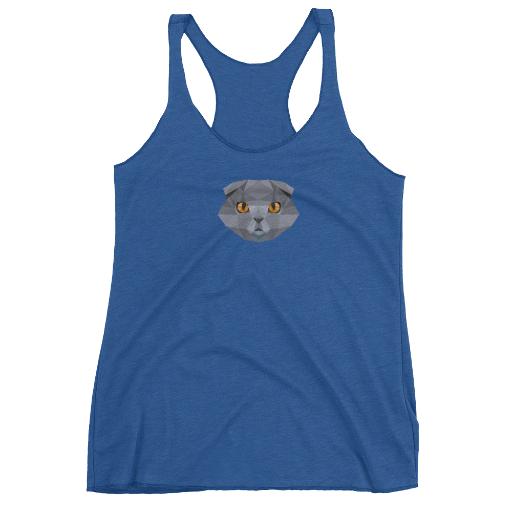 Color-Me Cat 'Scottish Fold' Women's Tank Top