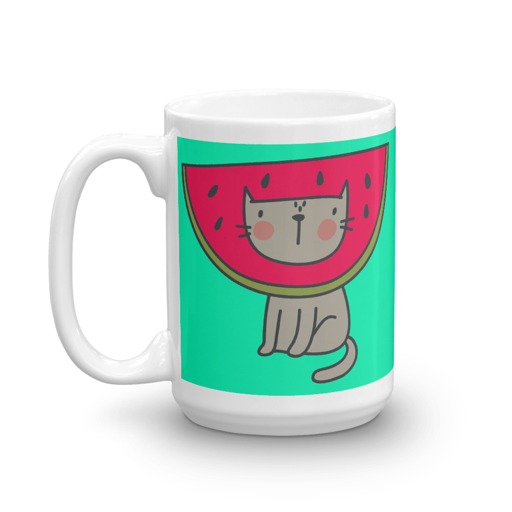 Summer Cat 'Watermelon' Mug Collection