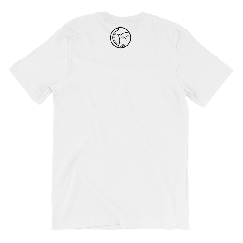 Inscrutable Cat 'Je T'Adore'  Unisex Short Sleeve T-Shirt