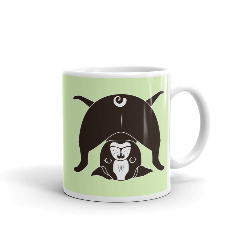 Yoga Pug 'I see you' Mug