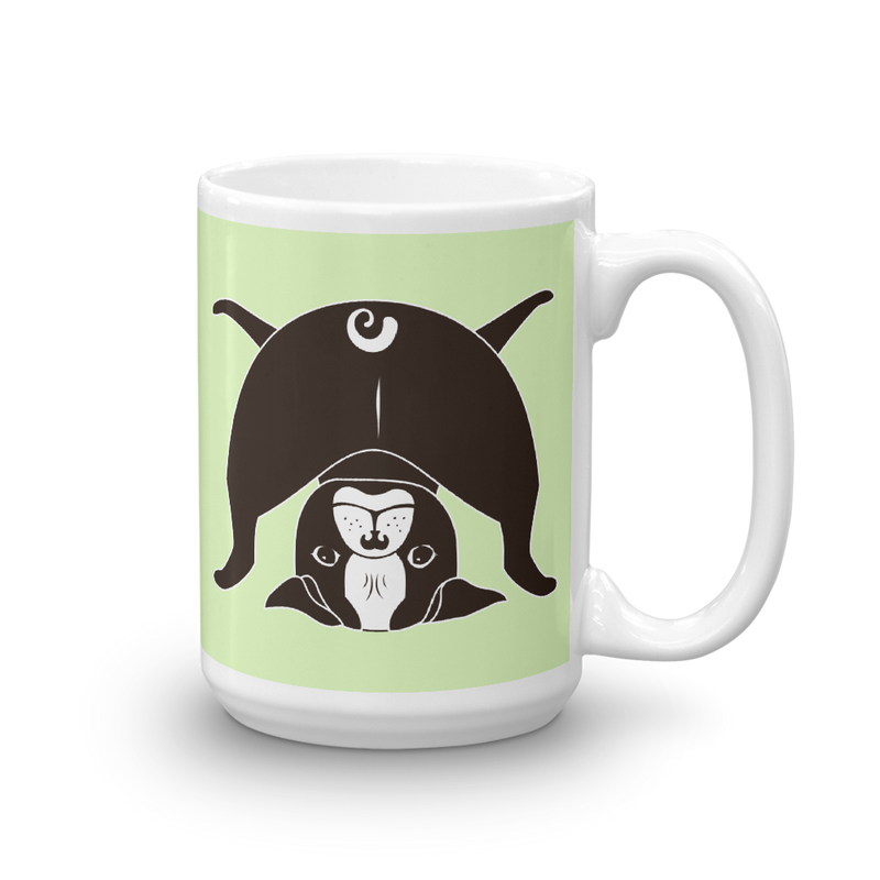 Yoga Pug 'I see you' Mug