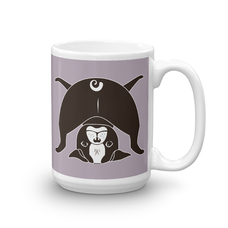 Yoga Pug 'I see you' Mug