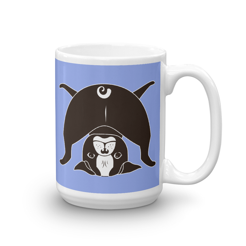 Yoga Pug 'I see you' Mug