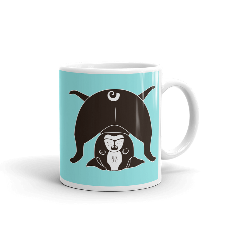 Yoga Pug 'I see you' Mug