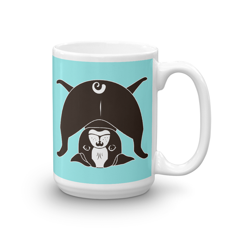 Yoga Pug 'I see you' Mug