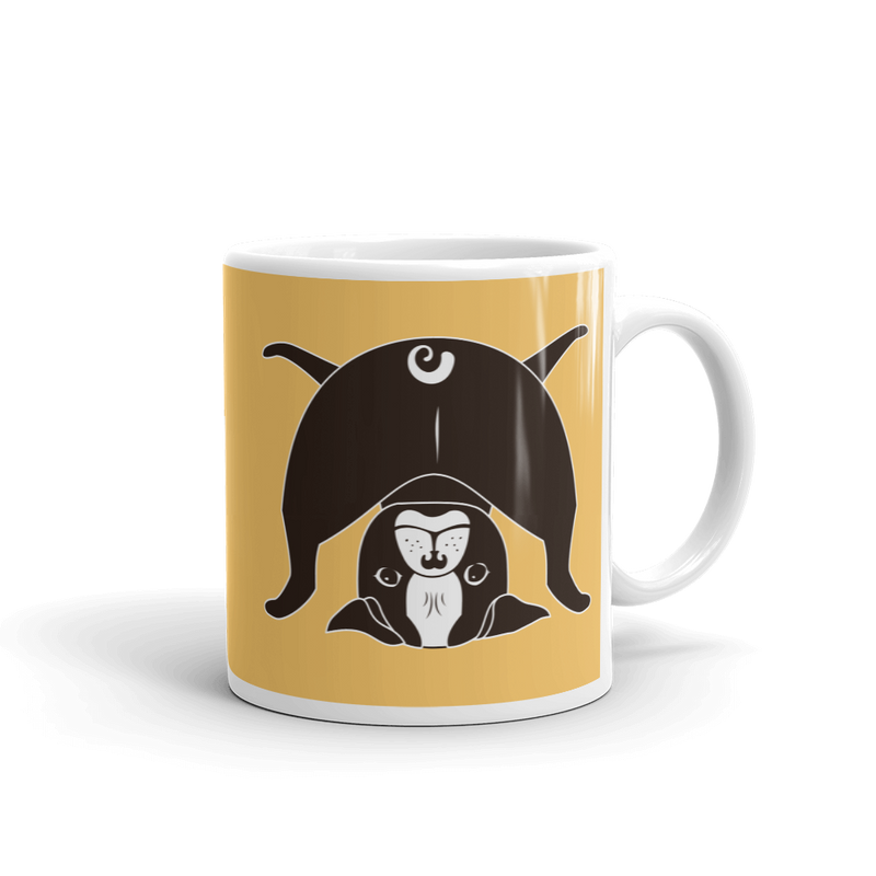 Yoga Pug 'I see you' Mug