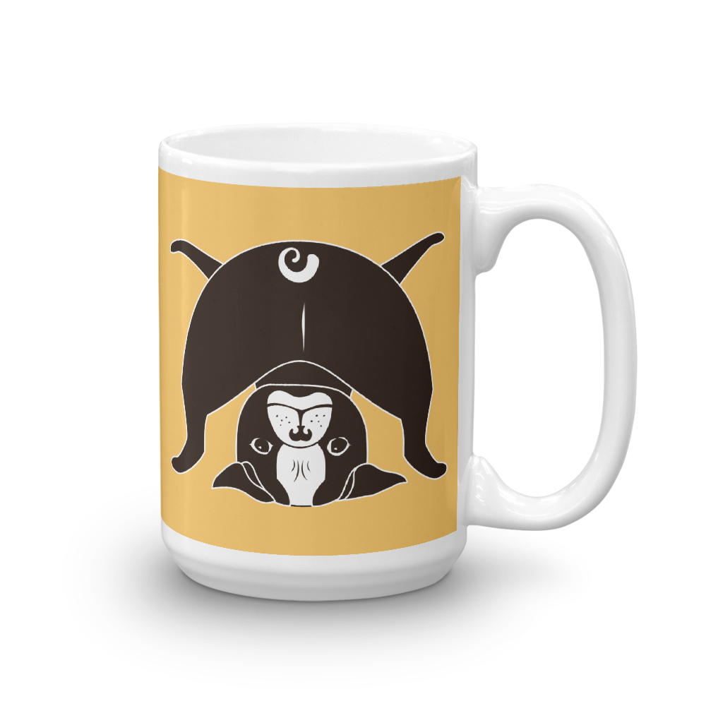 Yoga Pug 'I see you' Mug