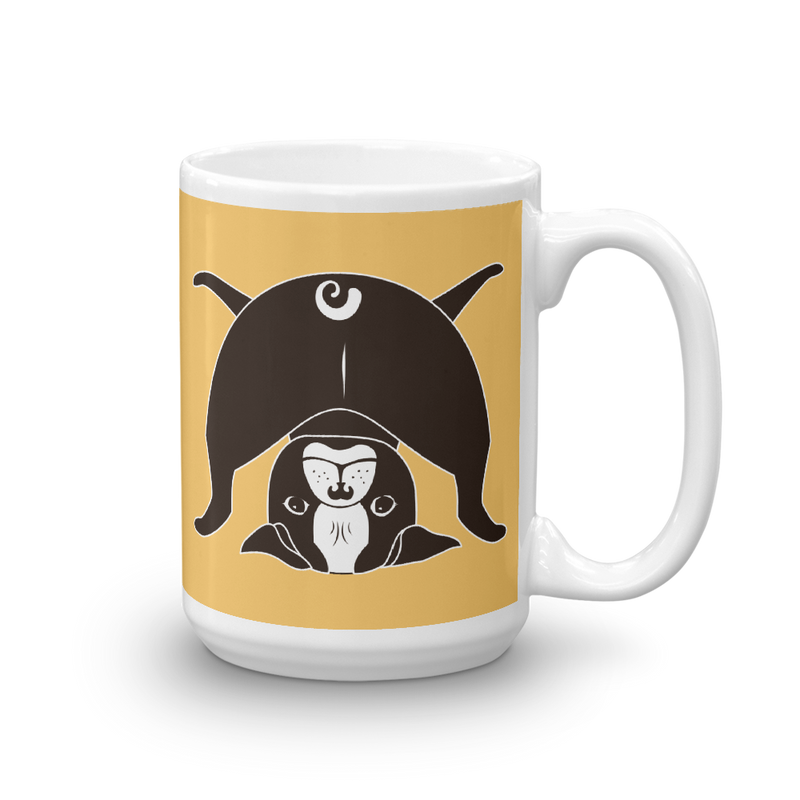 Yoga Pug 'I see you' Mug