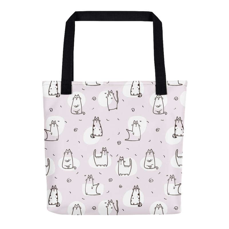 Pattern Cat 'Cool Cat Blush' Tote bag