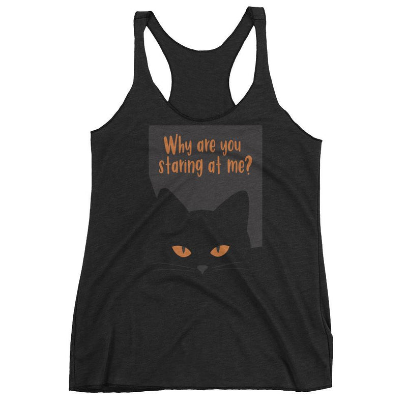 Inscrutable Cat Women's 'Staring'  Tank Top