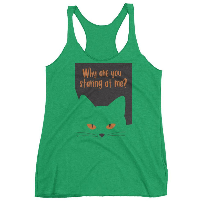 Inscrutable Cat Women's 'Staring'  Tank Top