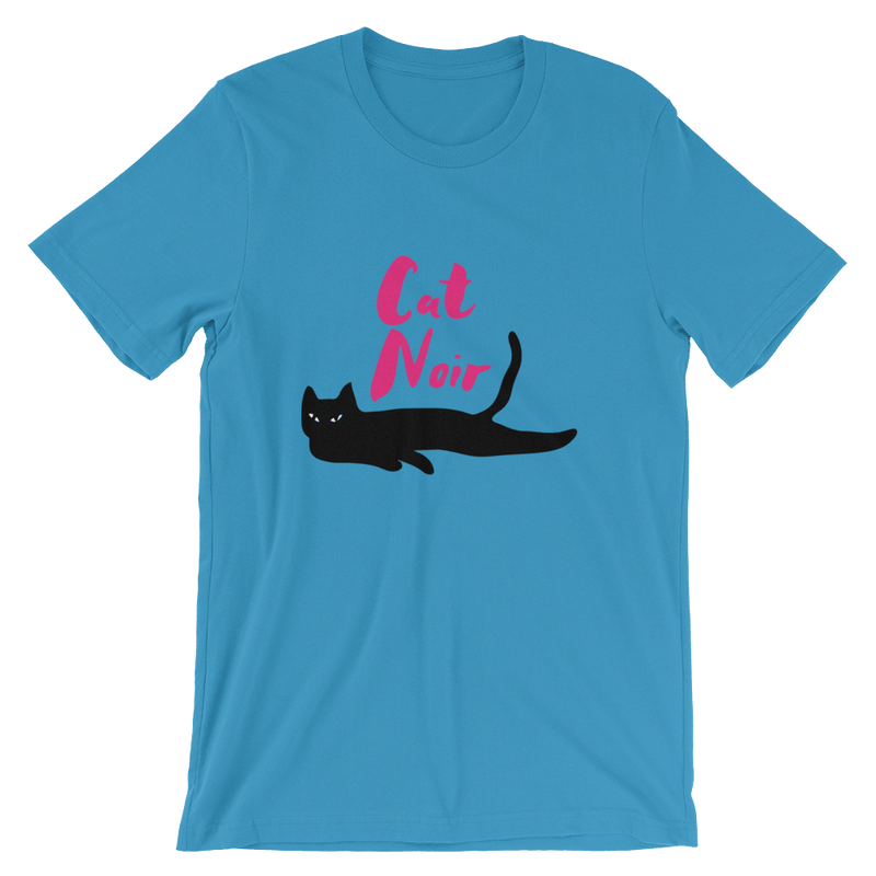 Cat Noir 'Pink' Unisex Short Sleeve T-Shirt