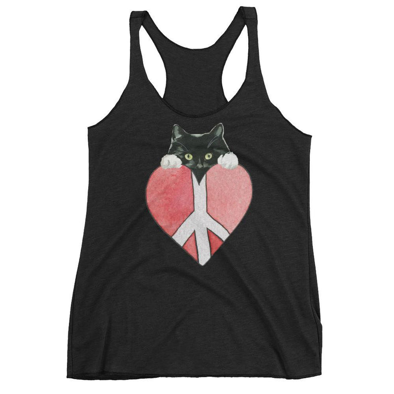 Peace Cat Women's Tank Top
