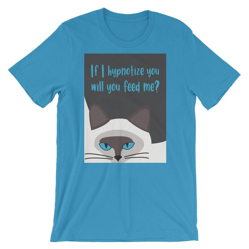 Inscrutable Cat 'hypnotize' Unisex Short Sleeve T-Shirt