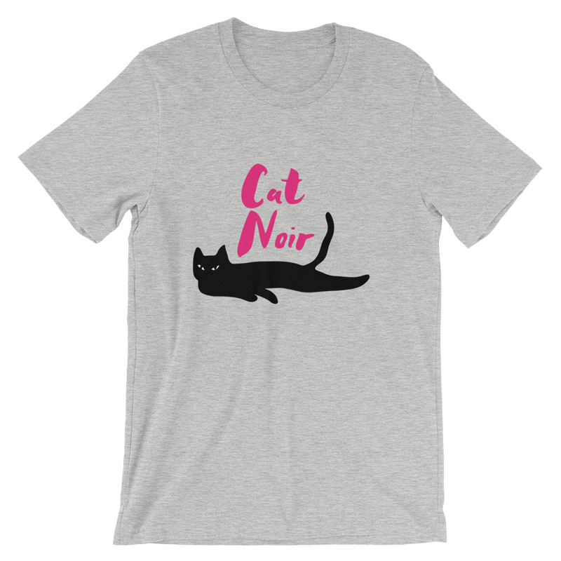 Cat Noir 'Pink' Unisex Short Sleeve T-Shirt