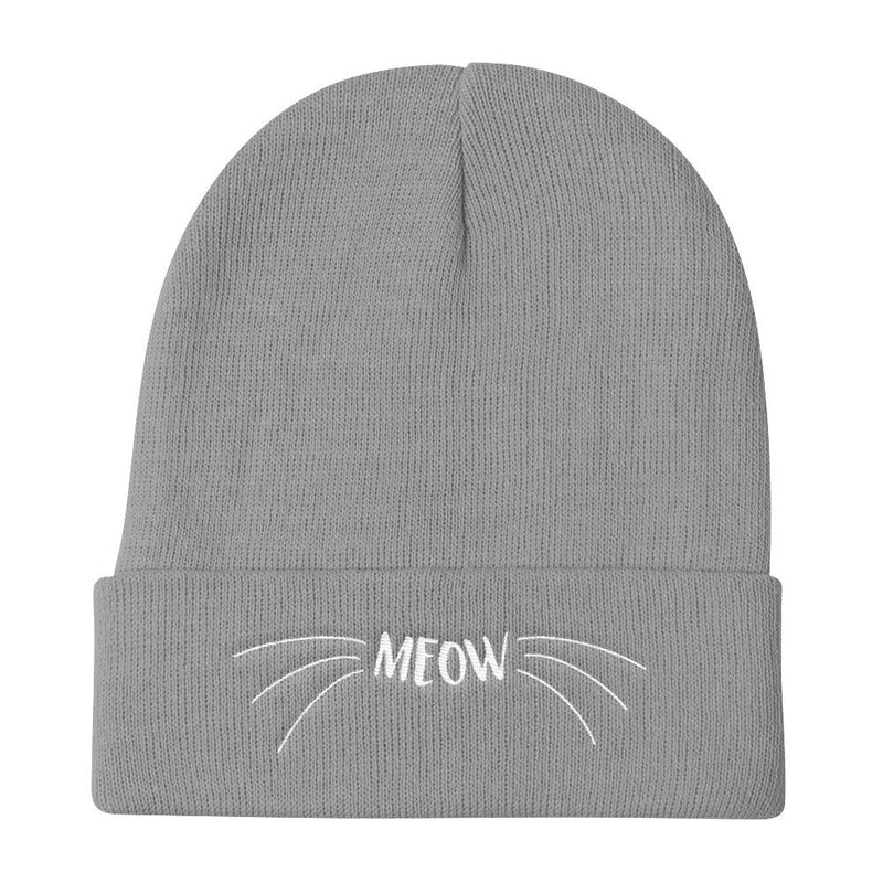 Wordy Cat 'Meow' Knit Beanie