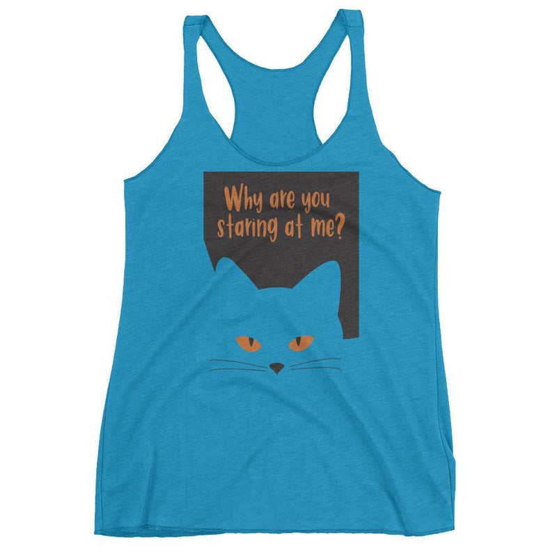 Inscrutable Cat Women's 'Staring'  Tank Top