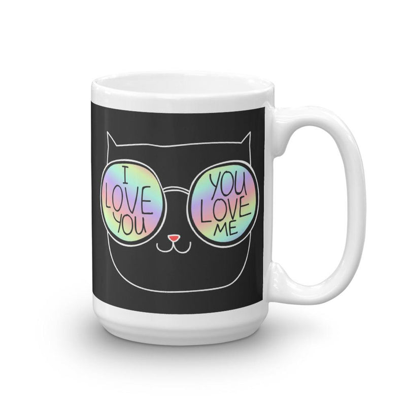 Summer Cat 'Love' Mug