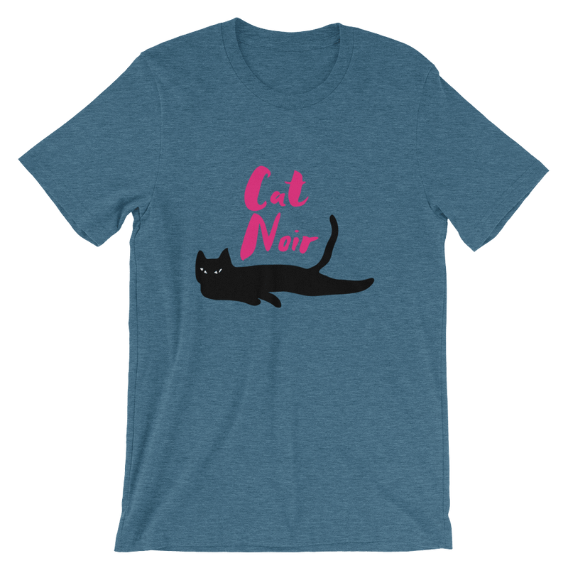 Cat Noir 'Pink' Unisex Short Sleeve T-Shirt