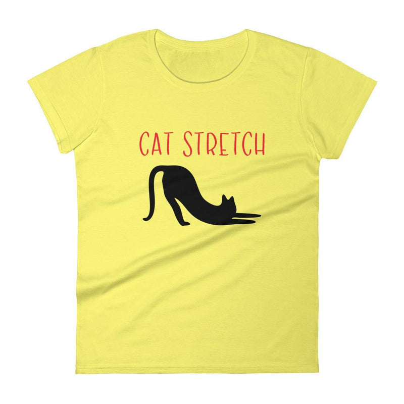 Yoga Cat 'Cat Stretch' Women's Short Sleeve T-Shirt